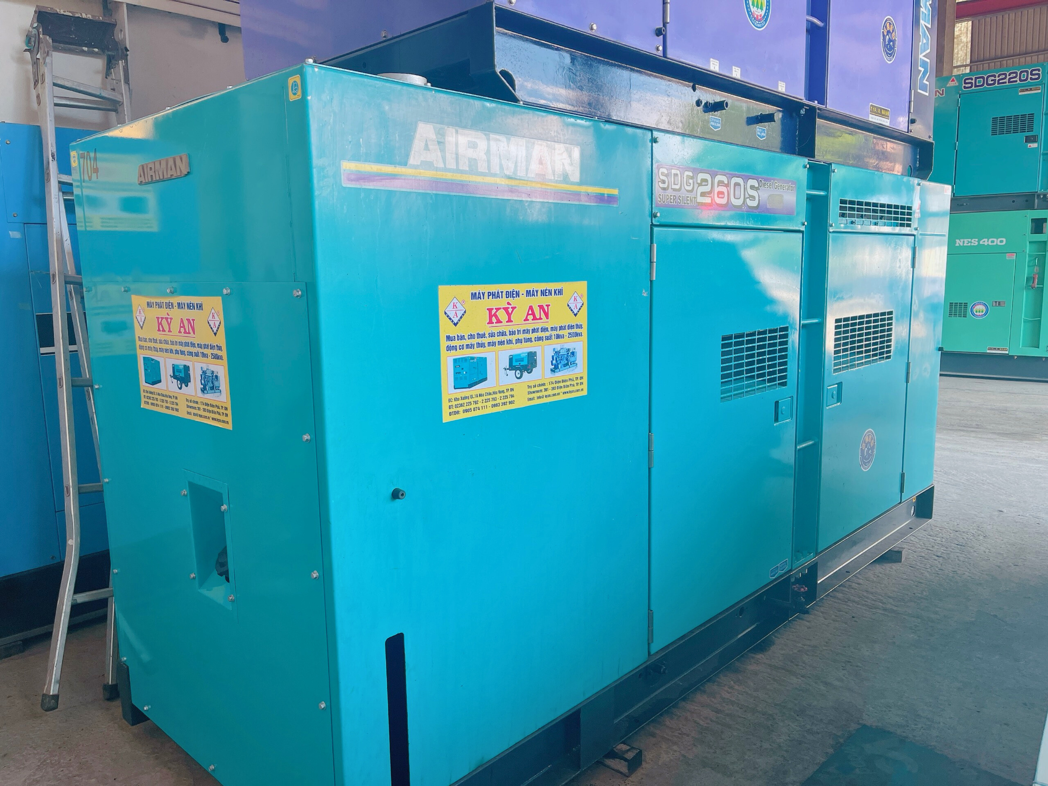 Máy phát điện Nhật bãi AIRMAN 260kVA