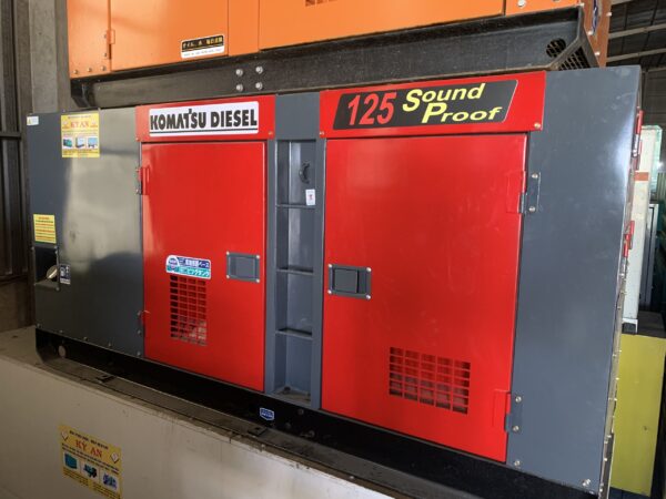 Máy phát điện Nhật bãi KOMATSU 125KVA