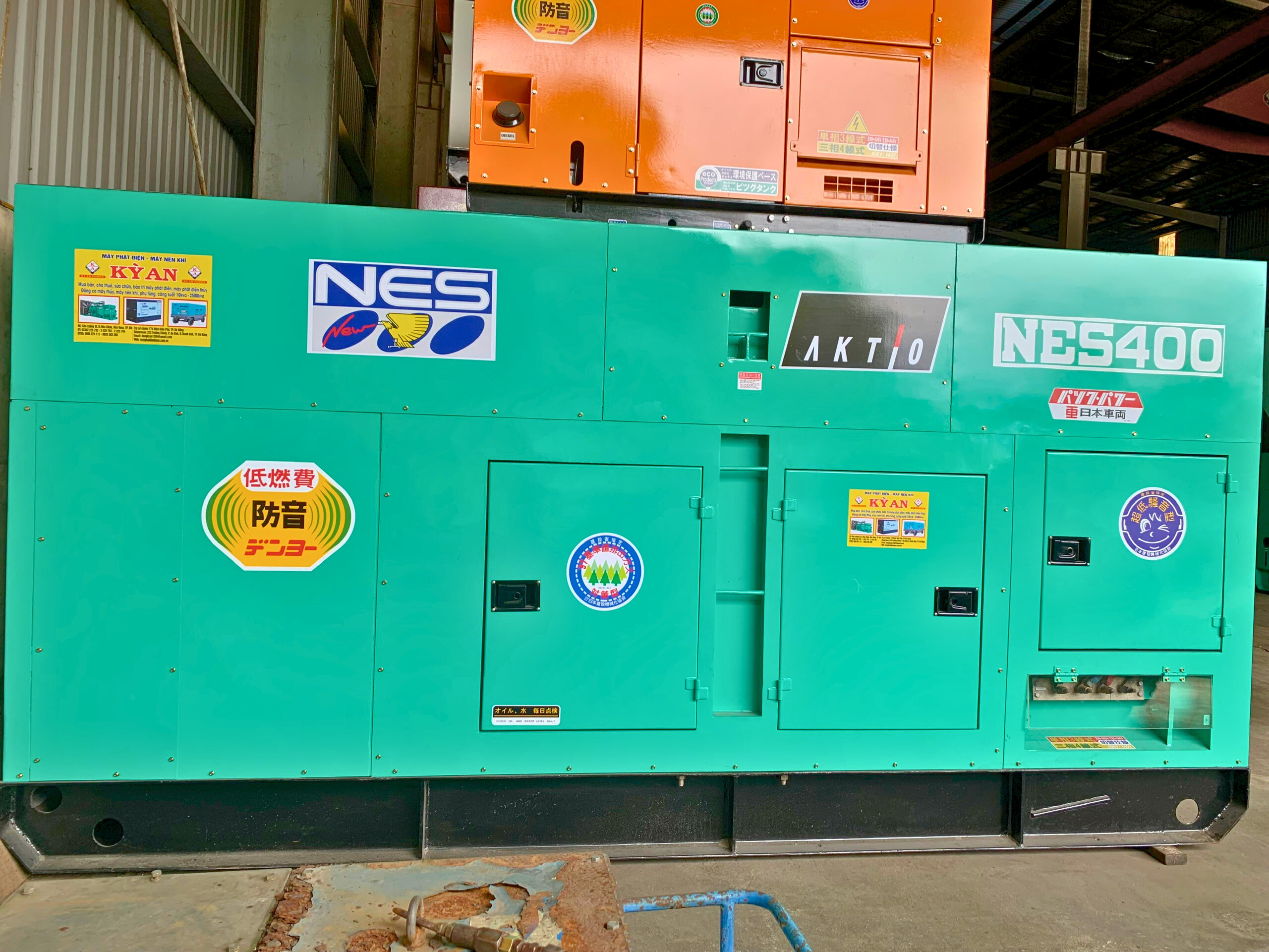Máy phát điện Nhật bãi NES 400KVA